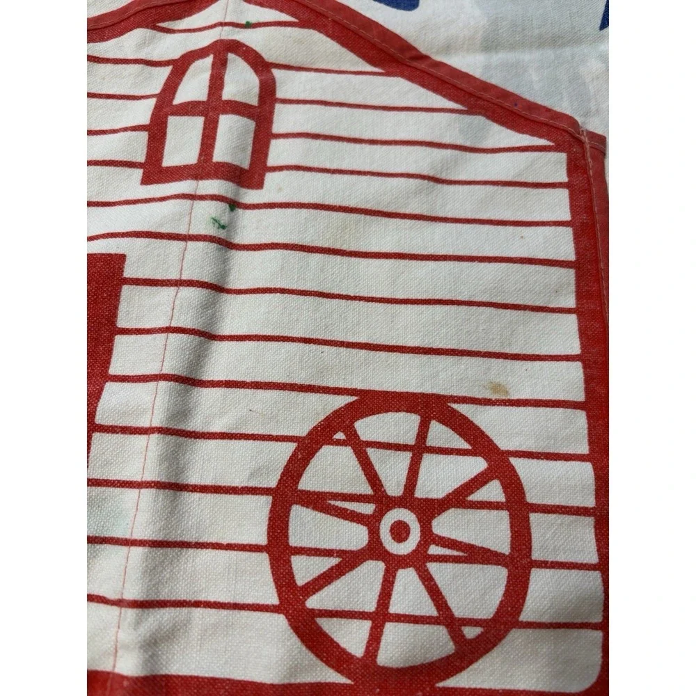 UNIQUE Vintage Kikkoman Americana Cotton Adjustable Kitchen/Grilling/Art Apron